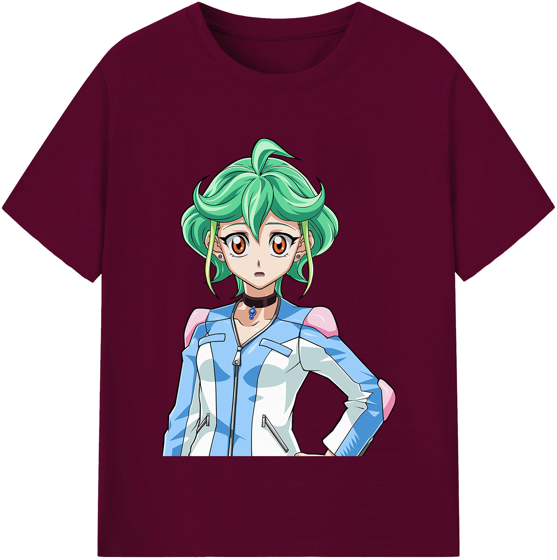（画像用） 遊☆戯☆王 Yu-Gi-Oh! レディースカジュアルプリントTシャツ（綿100％）